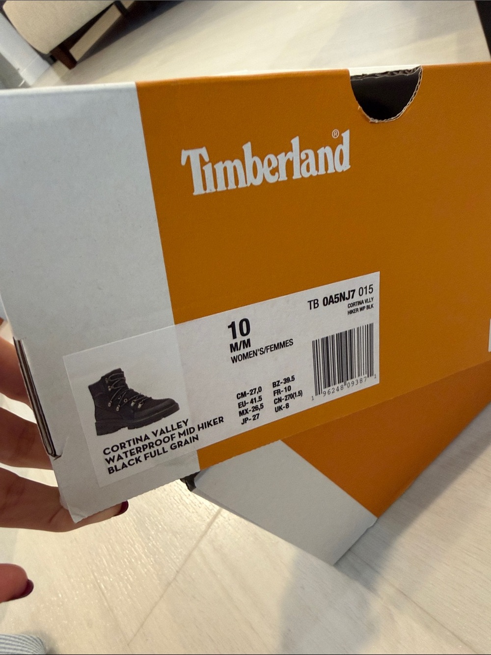 Timberland Black Chunky Lug Sole Boots - Picture 10 of 10